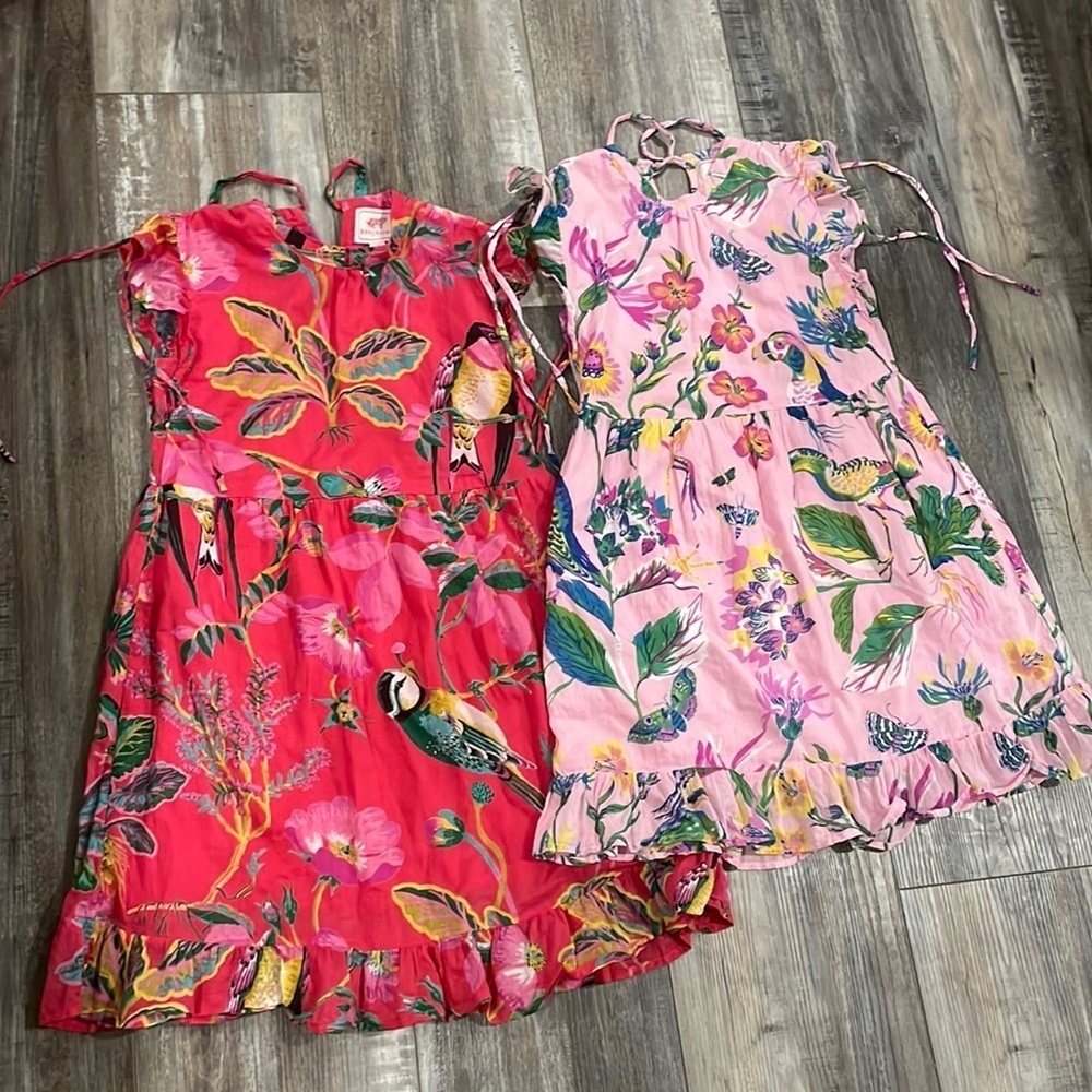 Banjanan Girl tropical print sundress lot